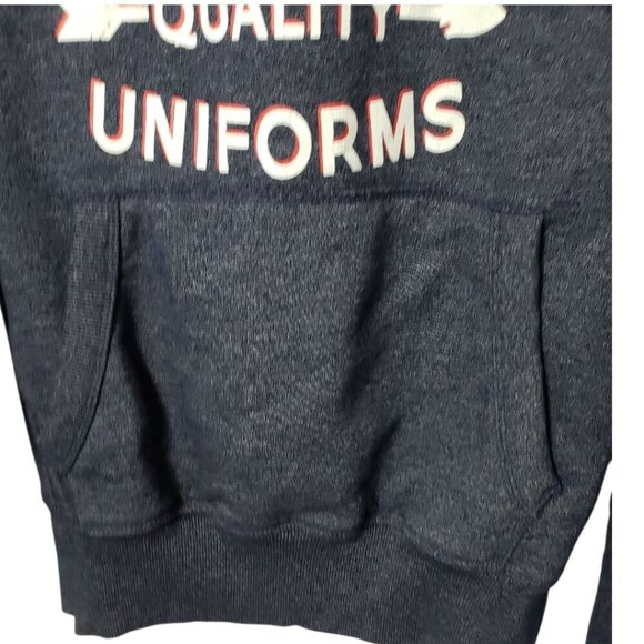 Superdry Grit Tab Vtg Hoodie Pullover With Drawstrings Navy Blue Large - Picture 6 of 14